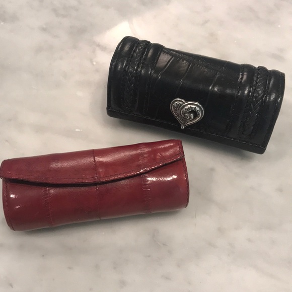 Brighton Accessories - Brighton Lipstick holder with burgundy eel skin❤️